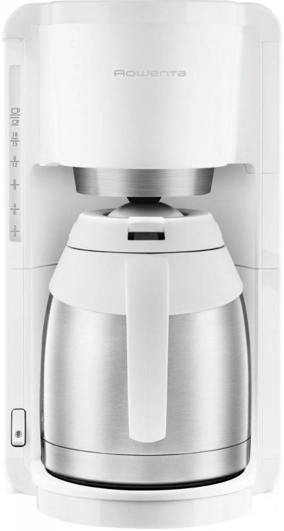 ROWENTA  CT 3811 - Cafeti&egrave;re - 10 tasses - Blanc/inox 