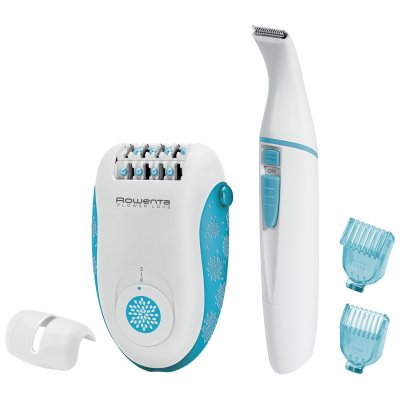 ROWENTA  EP2851F0 Epilateur electrique Flower Love Blanc/Bleu