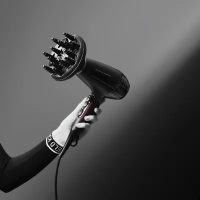 ROWENTA  K/pro Stylist Karl Lagerfeld 2200w Hair Dryer Argent&eacute;