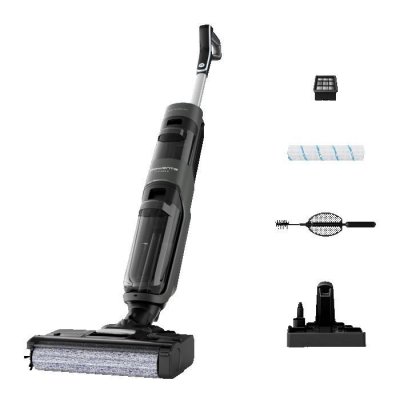 ROWENTA  X-Clean 4 Aspirateur laveur sans fil, Aspiration et lavage simultan&eacute;s pour gagner du temps