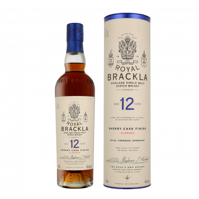ROYAL BRACKLA  12 Years 70cl 46% Whisky + Coffret cadeau 
