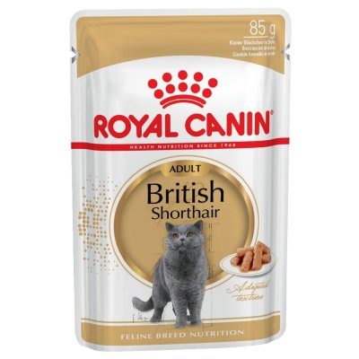 ROYAL CANIN BREED Royal Canin 12 x 85&nbsp;g - Breed British Shorthair Adult en sauce