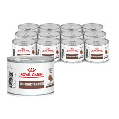 ROYAL CANIN VETERINARY ROYAL CANIN Gastrointestinal Kitten Wet - 12 x 195 g