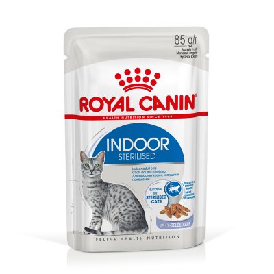 ROYAL CANIN  Indoor Sterilised en gel&eacute;e - maxi lot % : 96 x 85 g