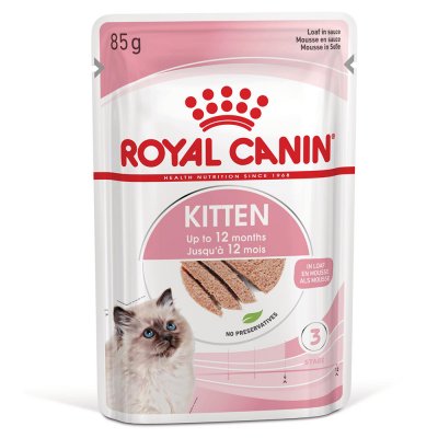 ROYAL CANIN  Kitten Loaf en mousse pour chaton - maxi lot % : 96 x 85 g