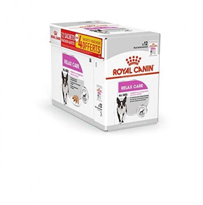 ROYAL CANIN  Relax Care Sachets pour chien 4 bo&icirc;tes (48 x 85 g)