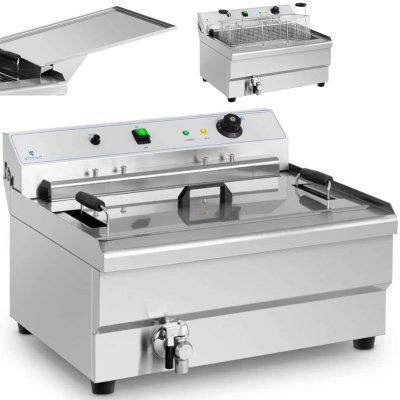 ROYAL CATERING  Friteuse &agrave; beignets - 30 l - 9 000 W - Zone froide RCBG-30STHB