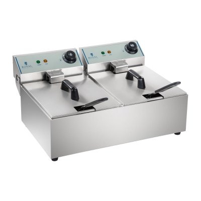 ROYAL CATERING  Friteuse &eacute;lectrique - 2 x 10 litres - ECO RCEF-10DY-ECO