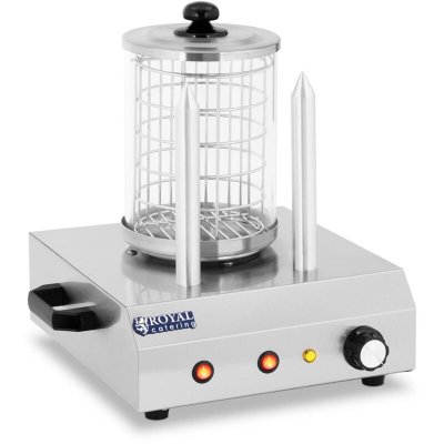 ROYAL CATERING  Machine &agrave; hot dog - 2 pics chauffants - 422 W RCHW-350-2