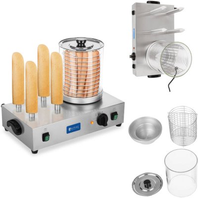 ROYAL CATERING  Machine &agrave; hot dogs avec plots RCHW-2300