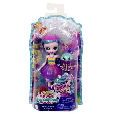 ENCHANTIMALS Royal  - Royaume De L'oc&eacute;an - Jelanie M&eacute;duse Et Stingley