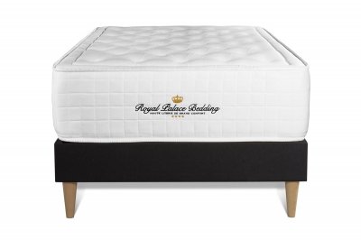 ROYAL PALACE BEDDING  - Ensemble matelas sommier Buckingham 90 x 200 cm - Couleur : Noir