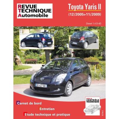  Rta B766 Toyota Yaris Ii 1,4 D4D 90Ch 12/05>11/09
