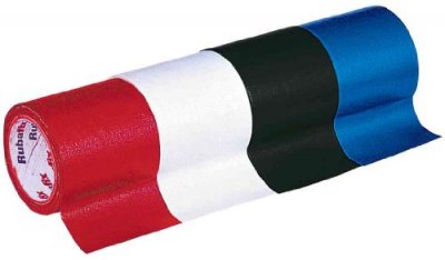 RUBAFIX  Ruban toile, se d&eacute;coupe &agrave; la main, plastifi&eacute;, noir