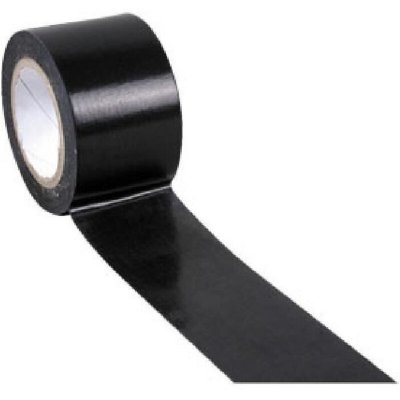 HTC EQUIPEMENT Ruban adhesif - 5 m x 5 cm - Noir