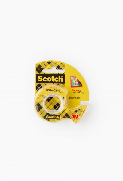 3M Ruban adh&eacute;sif Double face avec d&eacute;vidoir - SCOTCH - 12mmx6m