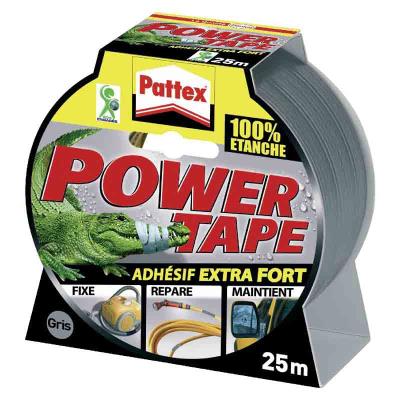 PATTEX Ruban adh&eacute;sif extra fort Power Tape gris, 25M