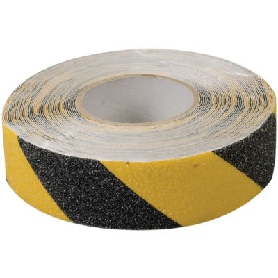 FIXMAN Ruban antid&eacute;rapant 50 mm x 18 m, Jaune et Noir