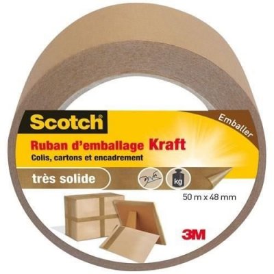SCOTCH Ruban d'Emballage Kraft  50mx48mm