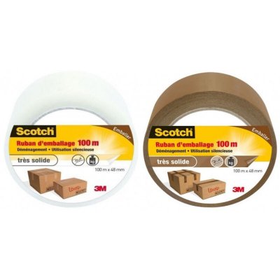 SCOTCH TM Ruban d'Emballage Marron 66mx48mm