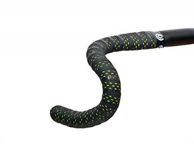 BIKE RIBBON Ruban de guidon v&eacute;lo BikeRibbon Drop noir/vert