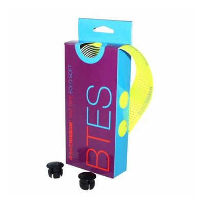 BIKERIBBON Ruban de guidon v&eacute;lo  Eolo Soft jaune fluo