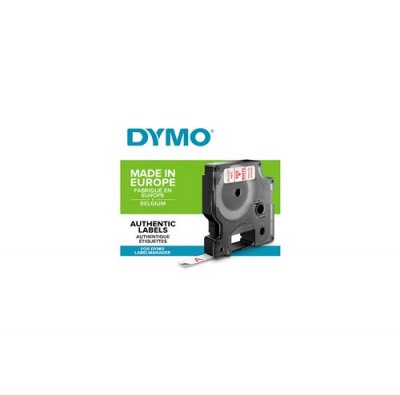 DYMO Ruban  D1 - 40915 - Ruban rouge/blanc - 9 mm x 7 m