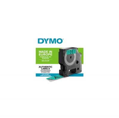 DYMO Ruban lamin&eacute; pour etiqueteuses  d1 45809 labelmanager noir vert 19 mm (5 unit&eacute;s)