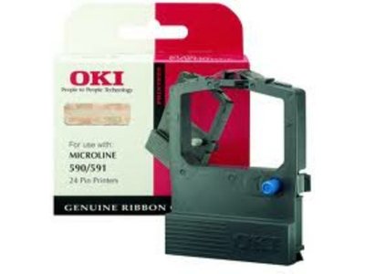 OKI Ruban nylon noir  pour imprimantes MICROLINE 590 / 591