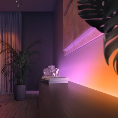 PHILIPS HUE Ruban  Lightstrip Extension de Gradient 1m Transparent