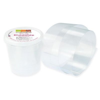 SCRAPCOOKING Ruban rhodo&iuml;de pour entremets 3 m x 4 cm - 