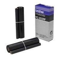 BROTHER Ruban Thermique Noir  PC 202RF (x 2)