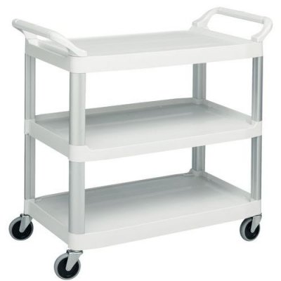 RUBBERMAID  Commercial Products 1814567 X-tra Chariot Ouvert Blanc