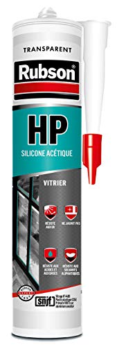 RUBSON  - Mastic vitrage silicone ac&eacute;tique hp translucide-300ml