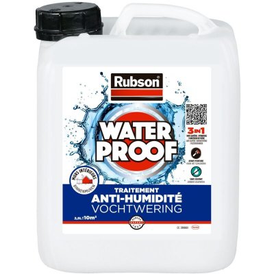 RUBSON  traitement anti-salpetre murs humides interieurs incolore 2,5 l