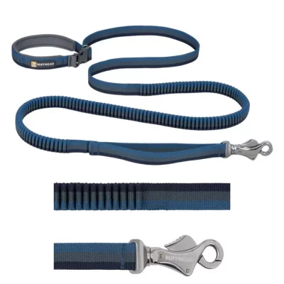 RUFFWEAR  Roamer Leash - Laisse canicross Orion Blue 170 - 210 cm
