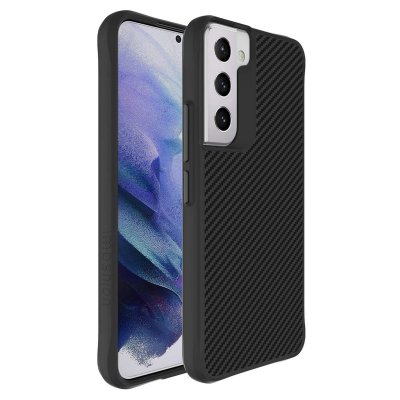 IMOSHION Rugged Hybrid Carbon Case pour Samsung Galaxy S22 - Noir