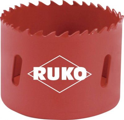 RUKO  106064 - Corona perforadora HSS bimetal, dentado variable (64 mm)