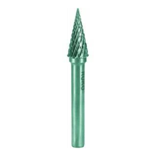 RUKO  116027 - Fresas metal duro forma G - SPG Arco en punta (10 x 60 mm)