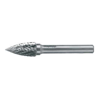  RUKO 116028 - Fresas metal duro forma G - SPG Arco en punta (12 x 65 mm)