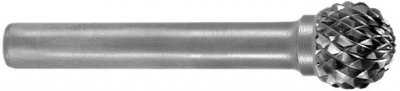 RUKO  116042 - Fresas metal duro forma D - KUD Esf&eacute;rica (8 x 47 mm)