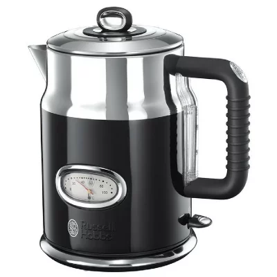 RUSSELL HOBBS  Bouilloire 1,7 L R&eacute;tro noire