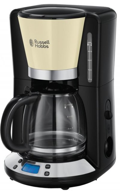 RUSSELL HOBBS  Colours Plus 24033-56 - Cafeti&egrave;re - 15 tasses - cr&egrave;me