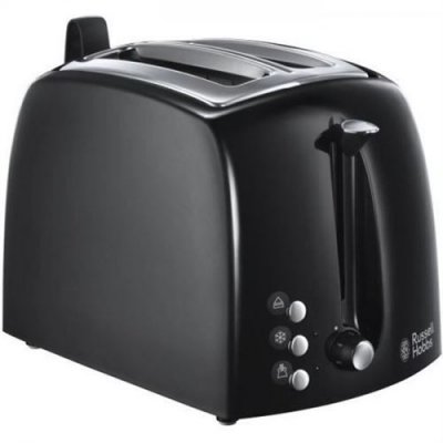  Russell Hobbs Grille Pain - Toaster Electrique RUSSELL HOBBS 22601-56 Texture Fentes Larges - Noir