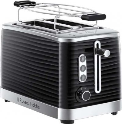 RUSSELL HOBBS  Inspire-Tostateur, 1050 W, acier inoxydable, noir