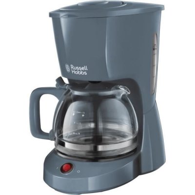 RUSSELL HOBBS  Textures 22613-56 - Cafeti&egrave;re - 10 tasses - gris 