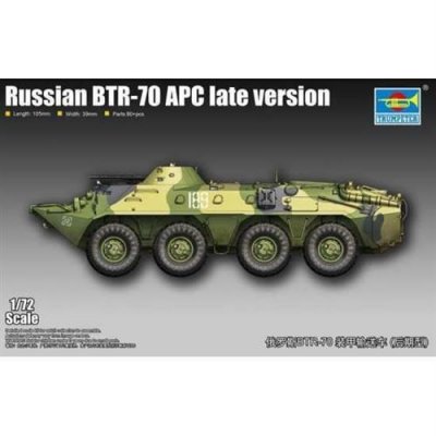TRUMPETER Russian Btr-70 Apc Late Version - 1:72e - 