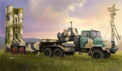  Russian Kraz-260b Trctor W. 5p85te Tel S-300pmu- 1:35e - Hobby Boss