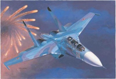 TRUMPETER Russian Su-27ub Flanker C Fighter - 1:72e - 
