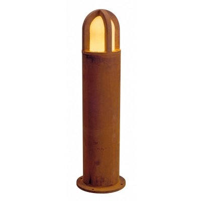 SLV Rusty cone 70 borne, fonte rouill&eacute;e, e27 &eacute;co. &Eacute;nergie, max. 11w, ip54